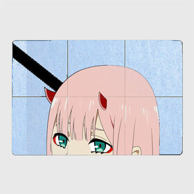 Магнитный плакат 3Х2 с принтом Darling in the Franxx two в городе Новоалтайск, Полимерный материал с магнитным слоем | 6 деталей размером 9*9 см | 002 | 02 | darling in the franxx | eva | zero two | zero two and hiro | любимый во франксе | милый во франксе | ноль два | франкс | хиро