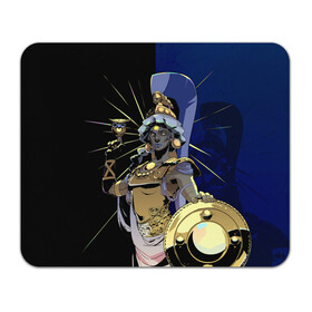Коврик для мышки прямоугольный Hades Афина: в городе Новоалтайск, натуральный каучук | размер 230 х 185 мм; запечатка лицевой стороны | hades | афина | игра | компьютерная | подарок | половина | синий | хейдс | хэйдс | черный