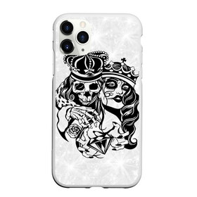Чехол для iPhone 11 Pro матовый с принтом Вечная любовь в городе Новоалтайск, Силикон |  | Тематика изображения на принте: crown | death | diamond | girl | king | love | queen | skeleton | skull | tatoo | tattoo | бриллиант | гот | девушка | картинки | королева | король | корона | красивая | красивые | лав | любовь | ногти | принт | роза | руки | скелет