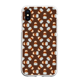 Чехол для iPhone XS Max матовый с принтом Кофе Бар в городе Новоалтайск, Силикон | Область печати: задняя сторона чехла, без боковых панелей | americano | coffee | espresso | latte | nescafe | американо | бариста | бармен | капучино | кофе | кофевар | кофейные зерна | кофейня | кружка кофе | латте | макиато | моккачино | мокко | нескафе | чай | чашка кофе | шоколад