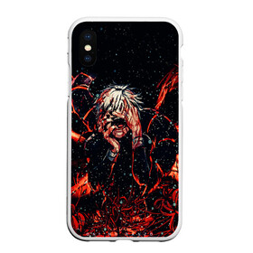 Чехол для iPhone XS Max матовый с принтом Канеки Кен Токийский Гуль в городе Новоалтайск, Силикон | Область печати: задняя сторона чехла, без боковых панелей | ghoul | kaneki ken | tokio | tokyo | tokyu ghoul | аниме | гуль | канеки кен | канэки | конеки | конеки кен | сузуя джузо | токийский гуль