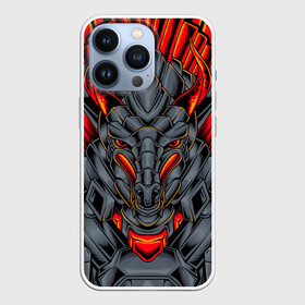 Чехол для iPhone 13 Pro с принтом Механический дракон в городе Новоалтайск,  |  | cyber | dragon | mechanical | tegunvteg | арт | дракон | кибер | механический | монстр | робот