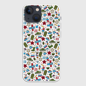 Чехол для iPhone 13 mini с принтом 23 февраля в городе Новоалтайск,  |  | Тематика изображения на принте: 23 февраля | армия | боец | вв | ввс | вдв | вмф | воин | гру | день защитника отечества | десантник | дшб | кгб | мвд | мужской день | мчс | омон | пво | пограничник | подарок мужчине | подарок парню