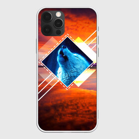 Чехол для iPhone 12 Pro Max с принтом WolfWave в городе Новоалтайск, Силикон |  | animals | wolf | волк | волки | животные | звери | зверь | одиночество | одиночка | пёс | собака