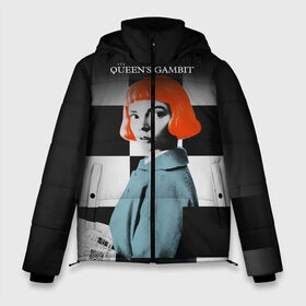 Мужская зимняя куртка 3D с принтом Queens Gambit Ход Королевы в городе Новоалтайск, верх — 100% полиэстер; подкладка — 100% полиэстер; утеплитель — 100% полиэстер | длина ниже бедра, свободный силуэт Оверсайз. Есть воротник-стойка, отстегивающийся капюшон и ветрозащитная планка. 

Боковые карманы с листочкой на кнопках и внутренний карман на молнии. | the queens gambit | бэт хармон | королева | милая девушка | рыжая | рыжая девушка | сериал | сериал про шахматы | ход королевы | шахматы | элизабет хармон