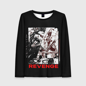Женский лонгслив 3D с принтом REVENGE Атака титанов Эрен в городе Новоалтайск, 100% полиэстер | длинные рукава, круглый вырез горловины, полуприлегающий силуэт | akkerman | anime | attack on titan | attack titan | eren | eren yeger | levi | shingeki no kyojin | акерман | аккерман | аниме | атака на титанов | атака титанов | вторжение гигантов | леви | леви аккерман | рейнер | с атакой титанов | титаны