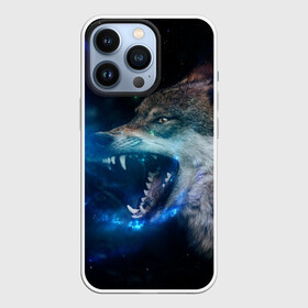 Чехол для iPhone 13 Pro с принтом Волчара Юморит в городе Новоалтайск,  |  | Тематика изображения на принте: animals | wolf | волк | волки | волчара | животные | звери | зверь | одиночество | одиночка | пёс | смеется | смех | собака | юморит