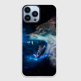 Чехол для iPhone 13 Pro Max с принтом Волчара Юморит в городе Новоалтайск,  |  | Тематика изображения на принте: animals | wolf | волк | волки | волчара | животные | звери | зверь | одиночество | одиночка | пёс | смеется | смех | собака | юморит