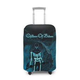 Чехол для чемодана 3D с принтом Children of Bodom Blue Death в городе Новоалтайск, 86% полиэфир, 14% спандекс | двустороннее нанесение принта, прорези для ручек и колес | century media | children bodom | children of bodom | fearless records | nuclear blast | spinefarm records | алекси лайхо | дети озера | дети озера бодом | дэниел фрэйберг | жнец | мрак | хенкка сеппяля | эспоо | янн