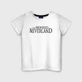 Детская футболка хлопок с принтом The promised neverland Logo(Z) в городе Новоалтайск, 100% хлопок | круглый вырез горловины, полуприлегающий силуэт, длина до линии бедер | promised neverland | the promised neverland | yakusoku no neverland | неверленд | обещанная страна | обещанная страна грёз | обещанный неверленд | якусоку но нэба