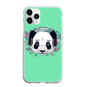 Чехол для iPhone 11 Pro Max матовый Пандочка: в городе Новоалтайск, Силикон | | животное | звёзды | мечтатель | музыка | наушники