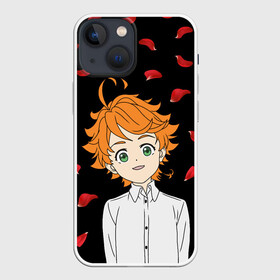 Чехол для iPhone 13 mini с принтом Обещанный Неверленд Эмма в городе Новоалтайск,  |  | anime heroes | anime logo | emma | norman | promised neverland | ray | the promised neverland | аниме сериал | лепестки роз | логотипы аниме | мультик | мультфильм | неверленд | норман | обещанный неверленд | парни | персонажи аниме | рей