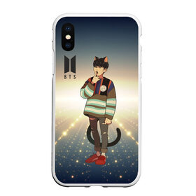 Чехол для iPhone XS Max матовый с принтом BTS в городе Новоалтайск, Силикон | Область печати: задняя сторона чехла, без боковых панелей | Тематика изображения на принте: bts | k pop | kpop | rm | аниме | бтс | ви | джей хоуп | джонгук | кпоп | сюга | чимин | чин | япония