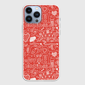 Чехол для iPhone 13 Pro Max с принтом Happy Valentines Day в городе Новоалтайск,  |  | Тематика изображения на принте: 14 february | 14 февраля | happy | love day | valentines day | влюбленные | день валентина | день влюбленных | день святого валентина | любовь | пары