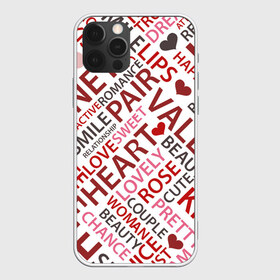 Чехол для iPhone 12 Pro Max с принтом Любовь и буквы в городе Новоалтайск, Силикон |  | Тематика изображения на принте: love | валентин | любовь | надписи | сердце | текст