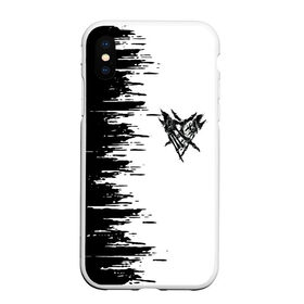 Чехол для iPhone XS Max матовый с принтом Velial Squad, в городе Новоалтайск, Силикон | Область печати: задняя сторона чехла, без боковых панелей | music | rap | russian rap | velial squad | балаклава | белый | велиал сквад | известные личности | музыка | музыканты | певцы | российский музыкальный коллектив | русский рэп | рэп | хип хоп | хорроркор группа | чёрный