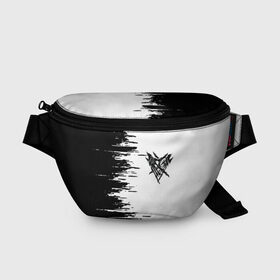 Поясная сумка 3D с принтом Velial Squad, в городе Новоалтайск, 100% полиэстер | плотная ткань, ремень с регулируемой длиной, внутри несколько карманов для мелочей, основное отделение и карман с обратной стороны сумки застегиваются на молнию | music | rap | russian rap | velial squad | балаклава | белый | велиал сквад | известные личности | музыка | музыканты | певцы | российский музыкальный коллектив | русский рэп | рэп | хип хоп | хорроркор группа | чёрный