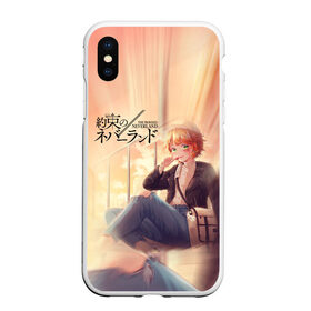 Чехол для iPhone XS Max матовый с принтом Emma - The promised neverland в городе Новоалтайск, Силикон | Область печати: задняя сторона чехла, без боковых панелей | Тематика изображения на принте: promised neverland | the promised neverland | yakusoku no neverland | неверленд | обещанная страна | обещанная страна грёз | обещанный неверленд | якусоку но нэба