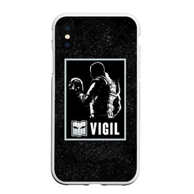 Чехол для iPhone XS Max матовый с принтом Vigil в городе Новоалтайск, Силикон | Область печати: задняя сторона чехла, без боковых панелей | r6s | rainbow six siege | vigil | виджил | оперативник | персонаж