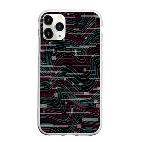 Чехол для iPhone 11 Pro Max матовый с принтом Cyberpunk Waves в городе Новоалтайск, Силикон |  | Тематика изображения на принте: cyberpunk | glitch | волны | глитч | киберпанк | узор | футуристичный