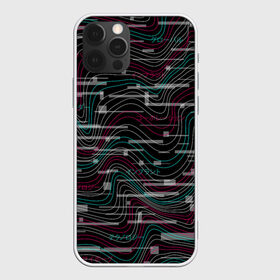 Чехол для iPhone 12 Pro Max с принтом Cyberpunk Waves в городе Новоалтайск, Силикон |  | cyberpunk | glitch | волны | глитч | киберпанк | узор | футуристичный