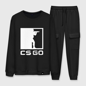 Мужской костюм хлопок с принтом CS GO в городе Новоалтайск, 100% хлопок | на свитшоте круглая горловина, мягкая резинка по низу. Брюки заужены к низу, на них два вида карманов: два “обычных” по бокам и два объемных, с клапанами, расположенные ниже линии бедра. Брюки с мягкой трикотажной резинкой на поясе и по низу штанин. В поясе для дополнительного комфорта — широкие завязки | astralis | awp | counter strike | cs go | cs go global offensive | cs:go | faze clan | hyper beast | team liquid | астралис | кс го | тим ликвид | фейз клан | хайпер бист