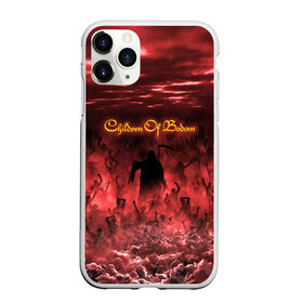 Чехол для iPhone 11 Pro матовый с принтом Children of Bodom в городе Новоалтайск, Силикон |  | cobhc | death | metal | дым | концерт | метал | рок | толпа