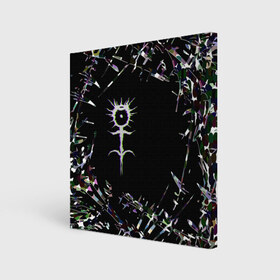 Холст квадратный с принтом GHOSTEMANE в городе Новоалтайск, 100% ПВХ |  | eric whitney | ghostemane | music | trash | музыка | реп | треш