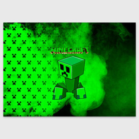 Поздравительная открытка с принтом Minecraft в городе Новоалтайск, 100% бумага | плотность бумаги 280 г/м2, матовая, на обратной стороне линовка и место для марки
 | minecraft | алекс | белый | блоки | ведьма | взрывчатка | визера | волк | гаст | добывать | дракон | зеленый куб | зомби | игра | крафт | крипер | кубики | лошадка | майн | майнкрафт | манкрафт | овечка | оцелот