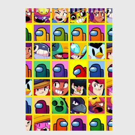 Скетчбук с принтом Among Us + Brawl Stars Персона в городе Новоалтайск, 100% бумага
 | 48 листов, плотность листов — 100 г/м2, плотность картонной обложки — 250 г/м2. Листы скреплены сверху удобной пружинной спиралью | Тематика изображения на принте: among us | brawl | brawl stars | crewmate | crow | game | impostor | leon | logo | red | stars | sus | suspicious | амонг ac | амонгас | бравл старс | бравлы | ворон | игра | игры | импостер | космонавт | космос | крюмейт | леон | лого | логотип