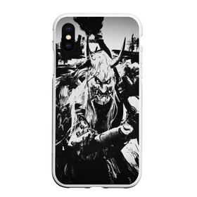 Чехол для iPhone XS Max матовый с принтом Samurai | Ghost of Tsushima в городе Новоалтайск, Силикон | Область печати: задняя сторона чехла, без боковых панелей | ghost of tsushima | игра | катана | самураи | цусима | япония