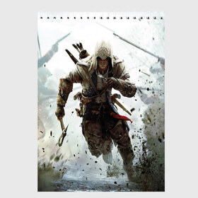 Скетчбук с принтом Assassin’s Creed 3 в городе Новоалтайск, 100% бумага
 | 48 листов, плотность листов — 100 г/м2, плотность картонной обложки — 250 г/м2. Листы скреплены сверху удобной пружинной спиралью | Тематика изображения на принте: black flag | brotherhood | chronicles | creed | game | origins | revelations | rogue | syndicate | unity | valhalla | альтаир | ассасин | игры | кинжал | пираты