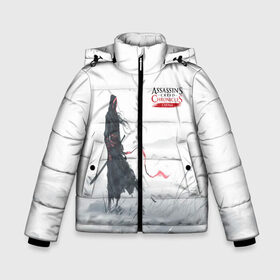 Зимняя куртка для мальчиков 3D с принтом ASSASSIN`S CREED в городе Новоалтайск, ткань верха — 100% полиэстер; подклад — 100% полиэстер, утеплитель — 100% полиэстер | длина ниже бедра, удлиненная спинка, воротник стойка и отстегивающийся капюшон. Есть боковые карманы с листочкой на кнопках, утяжки по низу изделия и внутренний карман на молнии. 

Предусмотрены светоотражающий принт на спинке, радужный светоотражающий элемент на пуллере молнии и на резинке для утяжки | black flag | brotherhood | chronicles | creed | game | origins | revelations | rogue | syndicate | unity | valhalla | альтаир | ассасин | игры | кинжал | пираты