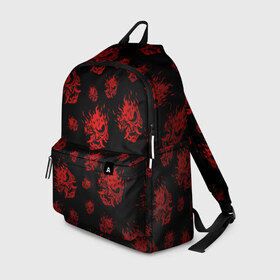 Рюкзак 3D с принтом RED SAMURAI PATTERN в городе Новоалтайск, 100% полиэстер | лямки с регулируемой длиной, сверху петелька, чтобы рюкзак можно было повесить на вешалку. Основное отделение закрывается на молнию, как и внешний карман. Внутри два дополнительных кармана, один из которых закрывается на молнию. По бокам два дополнительных кармашка | 2019 | cd project red | cyberpunk 2077 | cyberpunk fashion | hacker | keanu reeves | maelstrom | militech | night city | quadra | samurai | samurai cyberpunk 2077 | sci fi | trauma team | v | ви | киану ривз | киберпанк 2077 | логотип | роботы | 