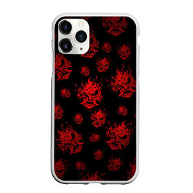 Чехол для iPhone 11 Pro матовый с принтом RED SAMURAI PATTERN в городе Новоалтайск, Силикон |  | 2019 | cd project red | cyberpunk 2077 | cyberpunk fashion | hacker | keanu reeves | maelstrom | militech | night city | quadra | samurai | samurai cyberpunk 2077 | sci fi | trauma team | v | ви | киану ривз | киберпанк 2077 | логотип | роботы | 