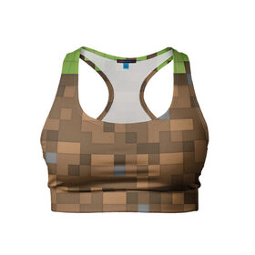 Женский спортивный топ 3D с принтом Minecraft камуфляж в городе Новоалтайск, 82% полиэстер, 18% спандекс Ткань безопасна для здоровья, позволяет коже дышать, не мнется и не растягивается |  | minecraft | камуфляж | майнкрафт | майнкрафта | майнкрафтер | майнкрафтеры | майнкрафтонли | майнкрафтпе