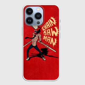 Чехол для iPhone 13 Pro с принтом Человек Бензопила на красном фоне в городе Новоалтайск,  |  | anime | chainsaw man | denji | makima | manga | power | аниме | бим | денджи | дьявол бесконечности | кишибэ | летучая мышь | манга | пауэр | хаякава аки | химено | человек бензопила