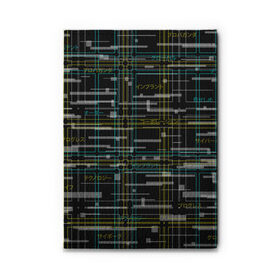 Обложка для автодокументов с принтом Cyberpunk Tartan в городе Новоалтайск, натуральная кожа |  размер 19,9*13 см; внутри 4 больших “конверта” для документов и один маленький отдел — туда идеально встанут права | cyberpunk | glitch | глитч | киберпанк | клетка | матрица | узор | футуристичный | шотландка