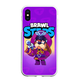 Чехол для iPhone XS Max матовый с принтом Генерал Гавс - Brawl Stars в городе Новоалтайск, Силикон | Область печати: задняя сторона чехла, без боковых панелей | Тематика изображения на принте: brawl | brawler | brawlstars | chromatic | colonel | legendary | ruffs | supercell | боец | бравл | бравлер | бравлпасс | бравлстарс | бравлстарсигра | лега | легендарка | новый перс | перс бравл | суперселл | суперцел | хр