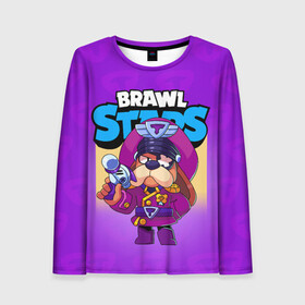 Женский лонгслив 3D с принтом Генерал Гавс - Brawl Stars в городе Новоалтайск, 100% полиэстер | длинные рукава, круглый вырез горловины, полуприлегающий силуэт | brawl | brawler | brawlstars | chromatic | colonel | legendary | ruffs | supercell | боец | бравл | бравлер | бравлпасс | бравлстарс | бравлстарсигра | лега | легендарка | новый перс | перс бравл | суперселл | суперцел | хр