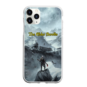 Чехол для iPhone 11 Pro матовый с принтом The Elder Scrolls в городе Новоалтайск, Силикон |  | skirim | tegunvteg | the elder scrolls | драконы | скайрим
