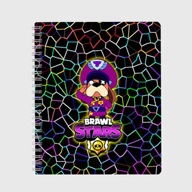 Тетрадь с принтом Brawl Stars Colonel Ruffs в городе Новоалтайск, 100% бумага | 48 листов, плотность листов — 60 г/м2, плотность картонной обложки — 250 г/м2. Листы скреплены сбоку удобной пружинной спиралью. Уголки страниц и обложки скругленные. Цвет линий — светло-серый
 | brawl stars | colonel ruffs | logo | ronin ruffs | ruffs | бравл старс | бравлер | генерал гавс | генерал руфф | логотипы игр | персонажи игр | раффс | руфус | руффс | собака
