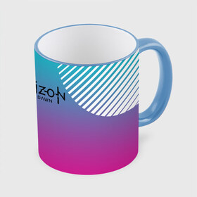 Кружка с принтом Horizon Zero Dawn в городе Новоалтайск, керамика | ёмкость 330 мл | aloy | antasy girl | art | artwork | digital art | fantasy | horizon | horizon: zero dawn | landscape | tallneck | tegunvteg | warrior fantasy | weapon | zero dawn