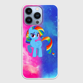 Чехол для iPhone 13 Pro с принтом Радуга Дэш в городе Новоалтайск,  |  | baby | girl | horse | kawaii | luna | my little pony | princess | rainbow | rainbow dash | девочкам | девочки | детям | единорог | животные | кавайный | конь | лошадь | луна | малыш | облака | пегас | пинки пай | пони | радуга дэш