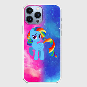 Чехол для iPhone 13 Pro Max с принтом Радуга Дэш в городе Новоалтайск,  |  | baby | girl | horse | kawaii | luna | my little pony | princess | rainbow | rainbow dash | девочкам | девочки | детям | единорог | животные | кавайный | конь | лошадь | луна | малыш | облака | пегас | пинки пай | пони | радуга дэш