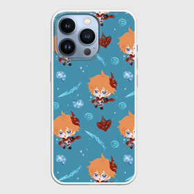 Чехол для iPhone 13 Pro Чиби Чайльд: в городе Новоалтайск, | | аниме | аниме парень | арт | красная маска | маска | рисунок | рыжий | рыжий парень | рыжик | тарьталья | чайльд | чиби | чибик | чибики