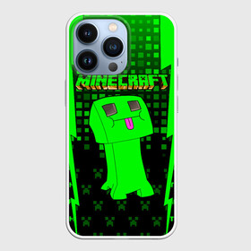 Чехол для iPhone 13 Pro с принтом Minecraft в городе Новоалтайск,  |  | minecraft | алекс | белый | блоки | ведьма | взрывчатка | визера | волк | гаст | добывать | дракон | зеленый куб | зомби | игра | крафт | крипер | кубики | лошадка | майн | майнкрафт | манкрафт | овечка | оцелот