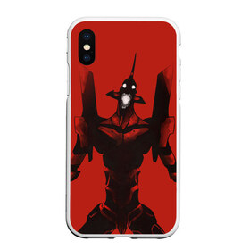 Чехол для iPhone XS Max матовый с принтом Евангилион в городе Новоалтайск, Силикон | Область печати: задняя сторона чехла, без боковых панелей | Тематика изображения на принте: anime | eva | evangelion | nerv | аниме | анимэ | ева | евангилион | нерв | роботы | рэй | синдзи | япония