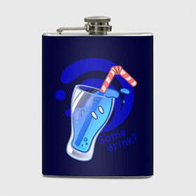 Фляга с принтом Slime drink в городе Новоалтайск, металлический корпус | емкость 0,22 л, размер 125 х 94 мм. Виниловая наклейка запечатывается полностью | Тематика изображения на принте: drink | genshin | genshin impact | slime | геншин | геншин импакт | гидро | коктейл | слайм