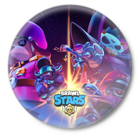 Значок с принтом Starr Force - Brawl Stars в городе Новоалтайск,  металл | круглая форма, металлическая застежка в виде булавки | brawl | brawler | brawlstars | chromatic | legendary | supercell | боец | бравл | бравлер | бравлпасс | бравлстарс | бравлстарсигра | булл | гавс | дэррил | колетт | лега | лу | новый перс | новый скин | перс бравл | суперс
